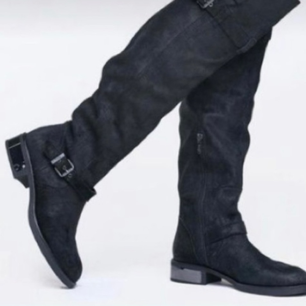 Circus by Sam Edelman Reily Women's Black over the Knee-Boots size 10